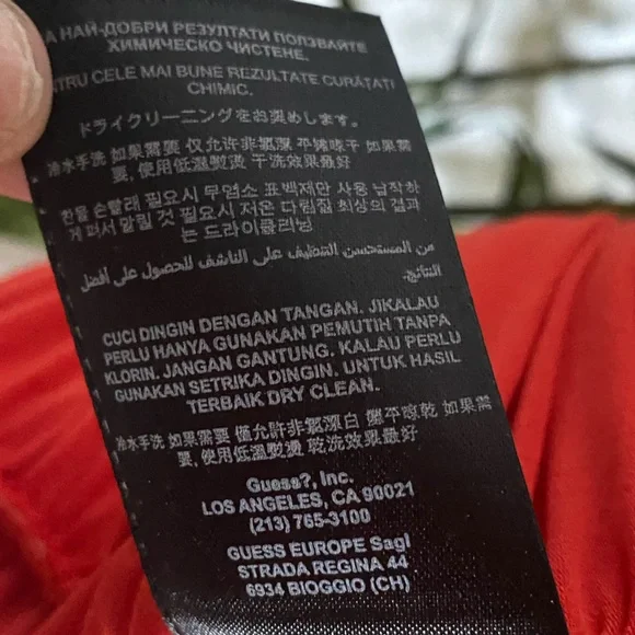 Guess Bodycon Summer Mini One Shoulder Stretchable Dress - Picture 6 of 6